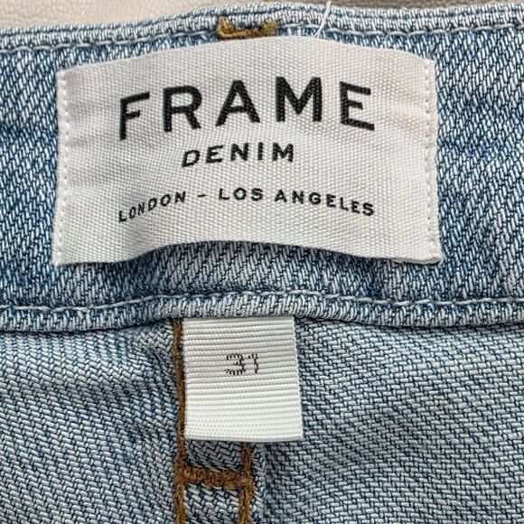 Frame Le Crop Eyelet Hem Mini Boot Jeans Size 31 - Picture 4 of 4